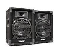 Max Max8Pair - Paire d'Enceintes Passives 8, Puissance 400 Watts, 88 dB Noir