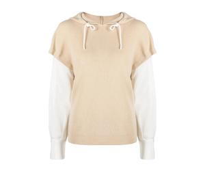 Max & Moi - Hoodie - Femme - Pulls - Beige - Taille: 42 FR