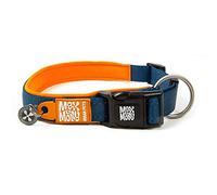 Max & Molly Collier de Sport rembourré en néoprène pour Chien avec Coutures réfléchissantes et étiquette d'identification Intelligente, Orange, S