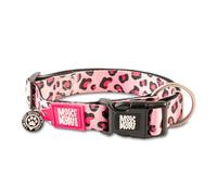 Max & Molly Collier d'identification Motif léopard Rose