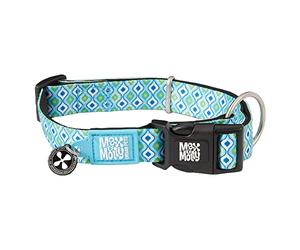 Max & Molly Collier pour Chien et Chiot avec Boucle d'alimentation, Style Amusant pour Chiens et Chiots de Petite, Moyenne et Grande Taille, imperméable, Confortable, réglable, avec Code QR Gotcha