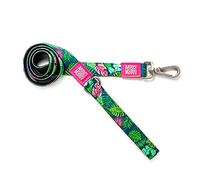 Max & Molly Laisse Classique rembourrée en néoprène imperméable et Lavable en Machine pour Chiens de Taille Moyenne et Grande - Motif Tropical, Taille L