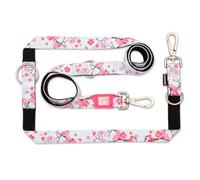 Max & Molly Laisse Multifonction pour Chien 2 m avec 2 mousquetons, Cherry Bloom/S Laisse rembourrée, sûre et Flexible - Confort pour Votre fidèle Compagnon