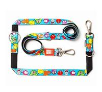 Max & Molly Laisse Multifonction pour Chien de 2 m avec 2 mousquetons, Laisse rembourrée Little Monsters/S, sûre et Flexible - Confort pour Votre fidèle Compagnon