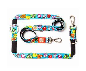 Max & Molly Laisse Multifonction pour Chien de 2 m avec 2 mousquetons, Laisse rembourrée Little Monsters/L, sûre et Flexible - Confort pour Votre fidèle Compagnon