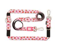 Max & Molly Laisse Multifonction pour Chien de 2 m avec 2 mousquetons, Strawberry Dream/M Laisse rembourrée, sûre et Flexible - Confort pour Votre fidèle Compagnon