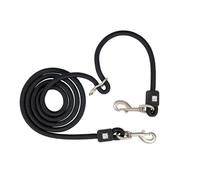 Max & Molly Matrix 2.0 Laisse multifonction pour chien, noire, taille M, 2 m réglable en continu, avec 2 mousquetons, élégante laisse en nylon - Confort pour vous et votre fidèle compagnon