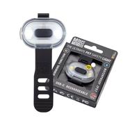 Max & Molly Matrix 2.0 Ultra LED Lampe pour chien pour harnais, laisse et collier Noir Étanche Rechargeable par USB Lampe LED pour chien Pendentif lumineux pour plus de sécurité la nuit