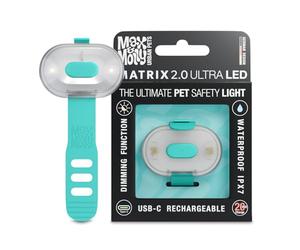 Max & Molly Matrix 2.0 Ultra LED - Lumière de sécurité Turquoise