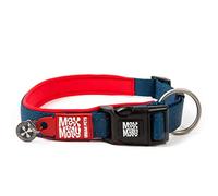 Max & Molly Matrix Smart ID Collier pour Chien de Sport rembourré en néoprène avec Coutures réfléchissantes et Protection Contre Les Animaux perdus Rouge Taille S