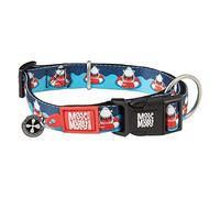Max & Molly Urban Pets Smart ID Collier pour Chien en néoprène Doux, imperméable, Lavable en Machine, Boucle d'alimentation, étiquette QR et Profil d'application personnalisé, Requins, Taille M