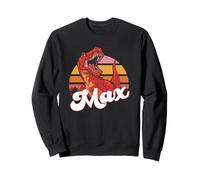 Max - nom de garçon Cool avec T-Rex Sweatshirt