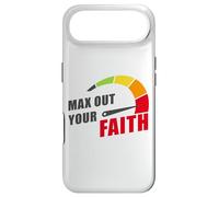 Max Out Your Faith - Christian Inspiring Motivational Quote Coque pour iPhone Air