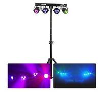 Max Partybar1 - 2 PAR 3 LEDs 4-en-1 RGBW + 2 Jellymoon
