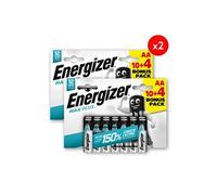 Energizer Max Plus Alcaline AA/LR6, pack de 10+4 Piles G