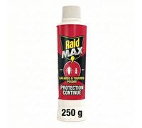 Max Poudre Anti-Cafards et Anti-Fourmis - Protection Continue - Jusqu'à 12 Semaines d'Efficacité
