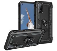 Max Power Digital Coque pour Oppo A72 / A52 / A92 Housse Antichoc avec Anneau Rotatif Aimant 360 Degrés Etui Magnétique Rigide Dure Armure Bague Support Renforcée (Noir)