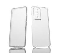 Max Power Digital Coque pour Xiaomi Poco F5 Pro Silicone Transparent Housse Antichoc Double Face 360 Degrés Etui Arrière et Avant - Protection Complète de Votre Téléphone Portable