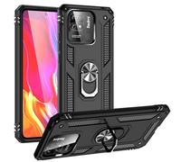 Max Power Digital Coque pour Xiaomi Redmi 10C Housse Antichoc avec Anneau Rotatif Aimant 360 Degrés Etui Magnétique Rigide Dure Armure Bague Support Renforcée (Xiaomi Redmi 10C, Noir)