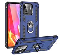 Max Power Digital Coque pour Xiaomi Redmi 10C Housse Antichoc avec Anneau Rotatif Aimant 360 Degrés Etui Magnétique Rigide Dure Armure Bague Support Renforcée (Xiaomi Redmi 10C, Bleu)