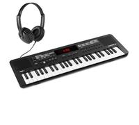 Max Rhapsody49 Clavier Électronique 49 Touches avec Casque, Synthétiseur Enfant, Différents Modes d'Apprentissage, Deux Haut-parleurs intégrés, Idéal pour Démarrer votre Apprentissage