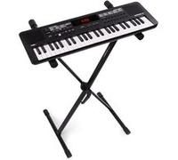 Max Rhapsody49 Clavier Électronique 49 Touches avec Stand, Synthétiseur Enfant, Différents Modes d'Apprentissage, Deux Haut-parleurs intégrés, Idéal pour Démarrer votre Apprentissage