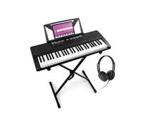 Max Rhapsody54 - Clavier Electronique 54 Touches avec Casque Audio et Stand, Idéal Débutant - Clavier MIDI