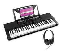 Max Rhapsody54 Clavier Électronique 54 Touches avec Casque Audio, Synthétiseur Débutant, Avec Porte-partitions, Deux Haut-parleurs Intégrés