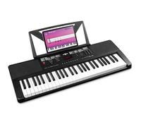 Max Rhapsody54 Clavier Électronique, 54 Touches, Synthétiseur Débutant, Deux Modes d'Apprentissage, Avec Porte-partitions, Deux Haut-parleurs Intégrés, Idéal pour Démarrer votre Apprentissage