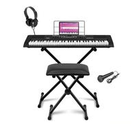 Max Rhapsody61L Clavier Électronique 61 Touches Lumineuses Pack Complet