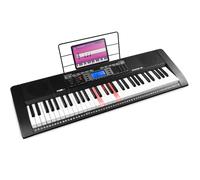 Max Rhapsody61L Piano Électronique, 61 Touches Lumineuses, Synthétiseur Débutant Complet, Deux Modes d'Apprentissage