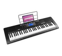 Max Rhapsody61M Clavier Électronique, 61 Touches Sensibles à la Vélocité, Lecteur MP3 et Connexion MIDI, Deux Modes d'Apprentissage, Deux Haut-parleurs Intégrés, Idéal pour Démarrer le Piano