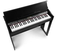 Max RhapsodyDP61 Piano Électronique, 61 Touches, Sensibles à la Vélocité, Structure en Bois, Écran LCD, 80 musiques démo, Connexion MIDI via USB-B, Idéal pour Jouer du Piano à la Maison