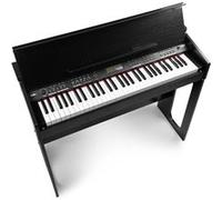 Max RhapsodyDP61 - Piano Numérique 61 Touches Semi Lourdes avec Meuble en Bois - Clavier MIDI Noir G