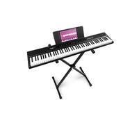 Max RhapsodyDP88 - Piano Electronique 88 Touches Semi-Lourdes pour Musicien Confirmé - avec Pédale de Sustain, Stand Inclus