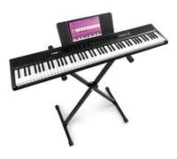 Max RhapsodyDP88 - Piano Electronique 88 Touches Semi-Lourdes pour Musicien Confirmé - avec Pédale de Sustain, Stand Inclus