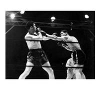 Max Schmeling contre Joe Louis en 1936 - Contrecollage aluminium - 100x75