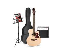 Guitare électrique acoustique MAX ShowKit - Bois - Set complet avec amplificateur et accessoires