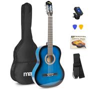 Max SoloArt Guitare Classique Adulte Débutant Pack Complet Bleu
