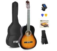 Max SoloArt Pack Guitare Classique Junior 1/4 - Sunburst, Cordes en Nylon, 4 à 6 ans, Sac de Transport