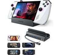 Max Station d'accueil 6 en 1 (Hyper-Grip, HDMI 2.1, 4K @ 120 Hz) pour ASUS ROG Ally X/Steam Deck OLED/Legion Go/MSI Claw avec HDMI 2.1, 3 ports USB-A 3.0, Ethernet 1000 Mbps, charge USB-C 100 W