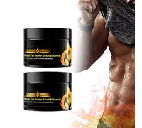 Max Strength Enhancing Cream, 50g Slimming Cream, Body Firming Cream, Fat Cellulite Burning Hot Sweat Cream Weight Loss Workout Enhancer (2pcs)