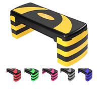 Max Strength Fitness Stepper pour Exercice Entraînement 5 Hauteur Réglable 10 cm 15 cm 20 cm 25 cm 30 cm Plate-forme antidérapante pour Exercice Aérobic Endurance Cardio Yoga Routines