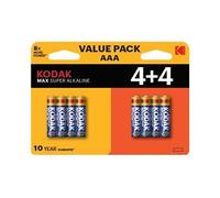 MAX SUPER - Batterie 8 x AAA - Alcaline