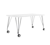 Max - Table sur roulettes 160x80cm frame chromed steel