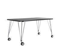 Max - Table sur roulettes 160x80cm frame chromed steel