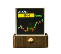 -Max Tech Crystal Display avec Affichage Météo, Horloge, Cours de la Bourse, Cryptomonnaies, Bitcoin et Forex : une Idée Cadeau