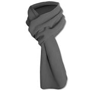 Max-Tonsen Écharpe tendance en polaire chaude douce et légère de couleur unie pour l'automne et l'hiver, cadeau de Noël pour femmes, hommes, filles, garçons, écharpe multifonction, gris, gris