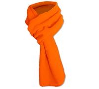 Max-Tonsen Écharpe tendance en polaire chaude douce et légère de couleur unie pour l'automne et l'hiver, cadeau de Noël pour femmes, hommes, filles, garçons, écharpe multifonction, orange fluo, Orange
