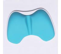 Max-Tonsen Tapis de Souris Ergonomique avec Base en Gel de Silicone, Blue | Tapis de souris imperméables, brassards en gel de silicone, base en caoutchouc antidérapant pour travailler,